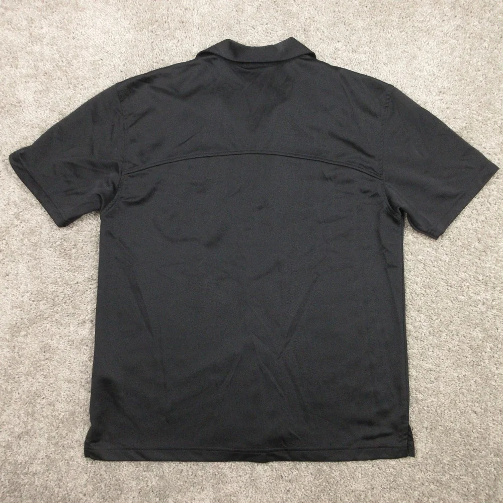 Nike ACG Shirt Mens Large Black Camp Loop Collar Two Pocket Outdoor Button Up